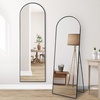 image:imageAmericanflat 24 Square Mirror  Hanging Mirrors with Durable Frame  Modern Mirror for Bathroom Bedroom Living Room  Mirrors for Wall Display and Home Decor  BlackBlack