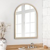 image:imageAmericanflat 24 Square Mirror  Hanging Mirrors with Durable Frame  Modern Mirror for Bathroom Bedroom Living Room  Mirrors for Wall Display and Home Decor  BlackDark Oak