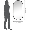 image:imageAmericanflat 24 Square Mirror  Hanging Mirrors with Durable Frame  Modern Mirror for Bathroom Bedroom Living Room  Mirrors for Wall Display and Home Decor  BlackBlack