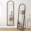 image:imageAmericanflat 24 Square Mirror  Hanging Mirrors with Durable Frame  Modern Mirror for Bathroom Bedroom Living Room  Mirrors for Wall Display and Home Decor  BlackBlack