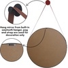 image:imageAmericanflat 24 Square Mirror  Hanging Mirrors with Durable Frame  Modern Mirror for Bathroom Bedroom Living Room  Mirrors for Wall Display and Home Decor  BlackBlack