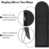 image:imageAmericanflat 24 Square Mirror  Hanging Mirrors with Durable Frame  Modern Mirror for Bathroom Bedroom Living Room  Mirrors for Wall Display and Home Decor  BlackBlack