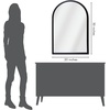 image:imageAmericanflat 24 Square Mirror  Hanging Mirrors with Durable Frame  Modern Mirror for Bathroom Bedroom Living Room  Mirrors for Wall Display and Home Decor  BlackBlack
