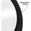 image:imageAmericanflat 24 Square Mirror  Hanging Mirrors with Durable Frame  Modern Mirror for Bathroom Bedroom Living Room  Mirrors for Wall Display and Home Decor  BlackBlack