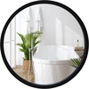 image:imageAmericanflat 24 Square Mirror  Hanging Mirrors with Durable Frame  Modern Mirror for Bathroom Bedroom Living Room  Mirrors for Wall Display and Home Decor  BlackBlack