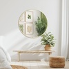 image:imageAmericanflat 24 Square Mirror  Hanging Mirrors with Durable Frame  Modern Mirror for Bathroom Bedroom Living Room  Mirrors for Wall Display and Home Decor  BlackGold