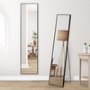 image:imageAmericanflat 24 Square Mirror  Hanging Mirrors with Durable Frame  Modern Mirror for Bathroom Bedroom Living Room  Mirrors for Wall Display and Home Decor  BlackBlack