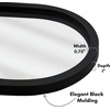 image:imageAmericanflat 24 Square Mirror  Hanging Mirrors with Durable Frame  Modern Mirror for Bathroom Bedroom Living Room  Mirrors for Wall Display and Home Decor  BlackBlack