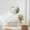 image:imageAmericanflat 24 Square Mirror  Hanging Mirrors with Durable Frame  Modern Mirror for Bathroom Bedroom Living Room  Mirrors for Wall Display and Home Decor  BlackGold