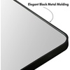 image:imageAmericanflat 24 Square Mirror  Hanging Mirrors with Durable Frame  Modern Mirror for Bathroom Bedroom Living Room  Mirrors for Wall Display and Home Decor  BlackBlack