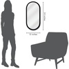 image:imageAmericanflat 24 Square Mirror  Hanging Mirrors with Durable Frame  Modern Mirror for Bathroom Bedroom Living Room  Mirrors for Wall Display and Home Decor  BlackBlack