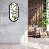 image:imageAmericanflat 24 Square Mirror  Hanging Mirrors with Durable Frame  Modern Mirror for Bathroom Bedroom Living Room  Mirrors for Wall Display and Home Decor  BlackBlack
