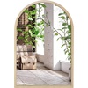 image:imageAmericanflat 24 Square Mirror  Hanging Mirrors with Durable Frame  Modern Mirror for Bathroom Bedroom Living Room  Mirrors for Wall Display and Home Decor  BlackDark Oak