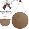 image:imageAmericanflat 24 Square Mirror  Hanging Mirrors with Durable Frame  Modern Mirror for Bathroom Bedroom Living Room  Mirrors for Wall Display and Home Decor  BlackWhite