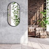image:imageAmericanflat 24 Square Mirror  Hanging Mirrors with Durable Frame  Modern Mirror for Bathroom Bedroom Living Room  Mirrors for Wall Display and Home Decor  BlackBlack