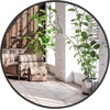image:imageAmericanflat 24 Square Mirror  Hanging Mirrors with Durable Frame  Modern Mirror for Bathroom Bedroom Living Room  Mirrors for Wall Display and Home Decor  BlackBlack