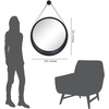image:imageAmericanflat 24 Square Mirror  Hanging Mirrors with Durable Frame  Modern Mirror for Bathroom Bedroom Living Room  Mirrors for Wall Display and Home Decor  BlackBlack