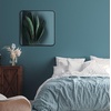 image:imageAmericanflat 24 Square Mirror  Hanging Mirrors with Durable Frame  Modern Mirror for Bathroom Bedroom Living Room  Mirrors for Wall Display and Home Decor  BlackBlack