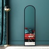 image:imageAmericanflat 24 Square Mirror  Hanging Mirrors with Durable Frame  Modern Mirror for Bathroom Bedroom Living Room  Mirrors for Wall Display and Home Decor  BlackBlack