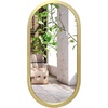 image:imageAmericanflat 24 Square Mirror  Hanging Mirrors with Durable Frame  Modern Mirror for Bathroom Bedroom Living Room  Mirrors for Wall Display and Home Decor  BlackGold