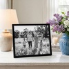 image:imageAmericanflat 24x30 Poster Frame  Slim Molding  Black  Polished plexiglass front hangs vertical or horizontal sawtooth hangers included secure turntab backingBlack