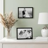 image:imageAmericanflat 24x30 Poster Frame  Slim Molding  Black  Polished plexiglass front hangs vertical or horizontal sawtooth hangers included secure turntab backingBlack