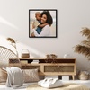 image:imageAmericanflat 24x30 Poster Frame  Slim Molding  Black  Polished plexiglass front hangs vertical or horizontal sawtooth hangers included secure turntab backingBlack