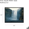 image:imageAmericanflat 24x30 Poster Frame  Slim Molding  Black  Polished plexiglass front hangs vertical or horizontal sawtooth hangers included secure turntab backingBlack