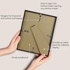 image:imageAmericanflat 24x30 Poster Frame  Slim Molding  Black  Polished plexiglass front hangs vertical or horizontal sawtooth hangers included secure turntab backingBlack