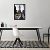 image:imageAmericanflat 24x30 Poster Frame  Slim Molding  Black  Polished plexiglass front hangs vertical or horizontal sawtooth hangers included secure turntab backingBlack