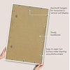 image:imageAmericanflat 24x30 Poster Frame  Slim Molding  Black  Polished plexiglass front hangs vertical or horizontal sawtooth hangers included secure turntab backingWhite