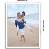 image:imageAmericanflat 24x30 Poster Frame  Slim Molding  Black  Polished plexiglass front hangs vertical or horizontal sawtooth hangers included secure turntab backingWhite