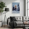 image:imageAmericanflat 24x30 Poster Frame  Slim Molding  Black  Polished plexiglass front hangs vertical or horizontal sawtooth hangers included secure turntab backingWhite