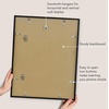 image:imageAmericanflat 24x30 Poster Frame  Slim Molding  Black  Polished plexiglass front hangs vertical or horizontal sawtooth hangers included secure turntab backingBlack