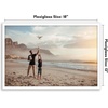 image:imageAmericanflat 24x30 Poster Frame  Slim Molding  Black  Polished plexiglass front hangs vertical or horizontal sawtooth hangers included secure turntab backingWhite