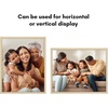 image:imageAmericanflat 24x30 Poster Frame  Slim Molding  Black  Polished plexiglass front hangs vertical or horizontal sawtooth hangers included secure turntab backingNatural Oak
