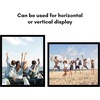 image:imageAmericanflat 24x30 Poster Frame  Slim Molding  Black  Polished plexiglass front hangs vertical or horizontal sawtooth hangers included secure turntab backingBlack