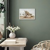 image:imageAmericanflat 24x30 Poster Frame  Slim Molding  Black  Polished plexiglass front hangs vertical or horizontal sawtooth hangers included secure turntab backingWhite