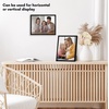 image:imageAmericanflat 24x30 Poster Frame  Slim Molding  Black  Polished plexiglass front hangs vertical or horizontal sawtooth hangers included secure turntab backingBlack