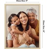 image:imageAmericanflat 24x30 Poster Frame  Slim Molding  Black  Polished plexiglass front hangs vertical or horizontal sawtooth hangers included secure turntab backingNatural Oak