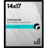 image:imageAmericanflat 24x30 Poster Frame  Slim Molding  Black  Polished plexiglass front hangs vertical or horizontal sawtooth hangers included secure turntab backingBlack
