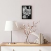 image:imageAmericanflat 24x30 Poster Frame  Slim Molding  Black  Polished plexiglass front hangs vertical or horizontal sawtooth hangers included secure turntab backingBlack