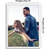 image:imageAmericanflat 24x30 Poster Frame  Slim Molding  Black  Polished plexiglass front hangs vertical or horizontal sawtooth hangers included secure turntab backingWhite