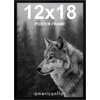 image:imageAmericanflat 24x30 Poster Frame  Slim Molding  Black  Polished plexiglass front hangs vertical or horizontal sawtooth hangers included secure turntab backingBlack