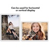 image:imageAmericanflat 24x30 Poster Frame  Slim Molding  Black  Polished plexiglass front hangs vertical or horizontal sawtooth hangers included secure turntab backingWhite