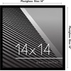 image:imageAmericanflat 24x30 Poster Frame  Slim Molding  Black  Polished plexiglass front hangs vertical or horizontal sawtooth hangers included secure turntab backingBlack