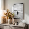 image:imageAmericanflat 24x30 Poster Frame  Slim Molding  Black  Polished plexiglass front hangs vertical or horizontal sawtooth hangers included secure turntab backingBlack