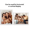 image:imageAmericanflat 24x30 Poster Frame  Slim Molding  Black  Polished plexiglass front hangs vertical or horizontal sawtooth hangers included secure turntab backingWhite
