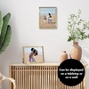 image:imageAmericanflat 24x30 Poster Frame  Slim Molding  Black  Polished plexiglass front hangs vertical or horizontal sawtooth hangers included secure turntab backingGold