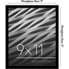 image:imageAmericanflat 24x30 Poster Frame  Slim Molding  Black  Polished plexiglass front hangs vertical or horizontal sawtooth hangers included secure turntab backingBlack